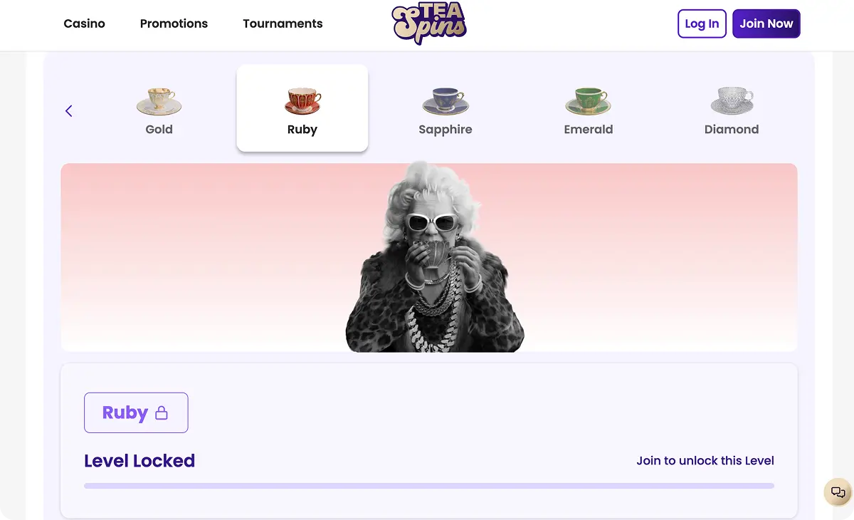 Tea Spins VIP